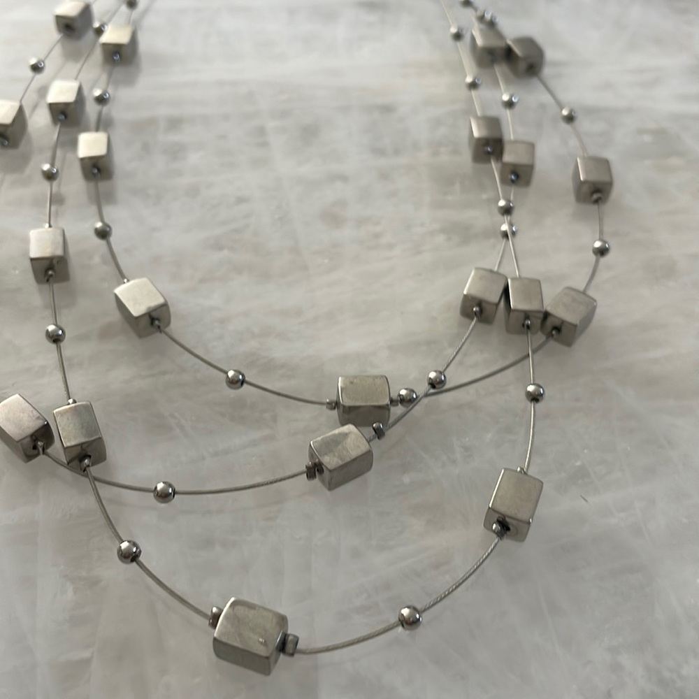 Lia Sophia silver necklace